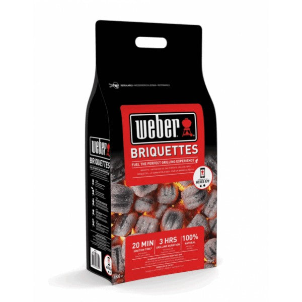 Bricchetti di carbone Weber da 4 Kg