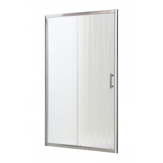 Parete doccia trasparente cromo altezza 195 cm