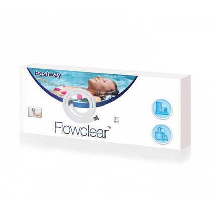 Tubo per pompe e filtri sabbia piscina Bestway 58368 da 3 metri Ø 38mm