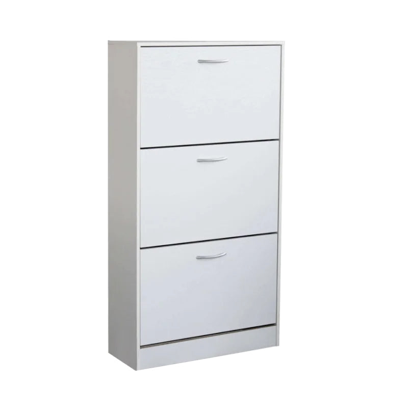 Scarpiera con 3 ante a ribalta 60x24x117 cm