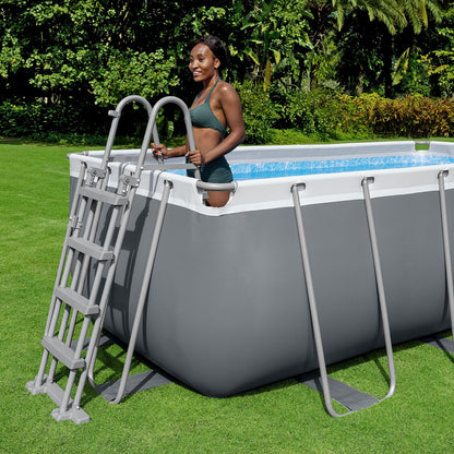 Piscina fuori terra Steel Pro Max rettangolare Bestway 56456 con accessori 412x201x122 cm
