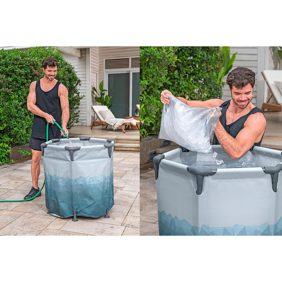 Vasca ghiaccio crioterapia Bestway Lay-Z-Spa Glacial Dip 90x80 cm