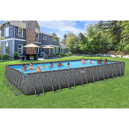 Piscina fuori terra rettangolare Bestway APX 365 561 KJ 956x488x132 cm con - novità 2025
