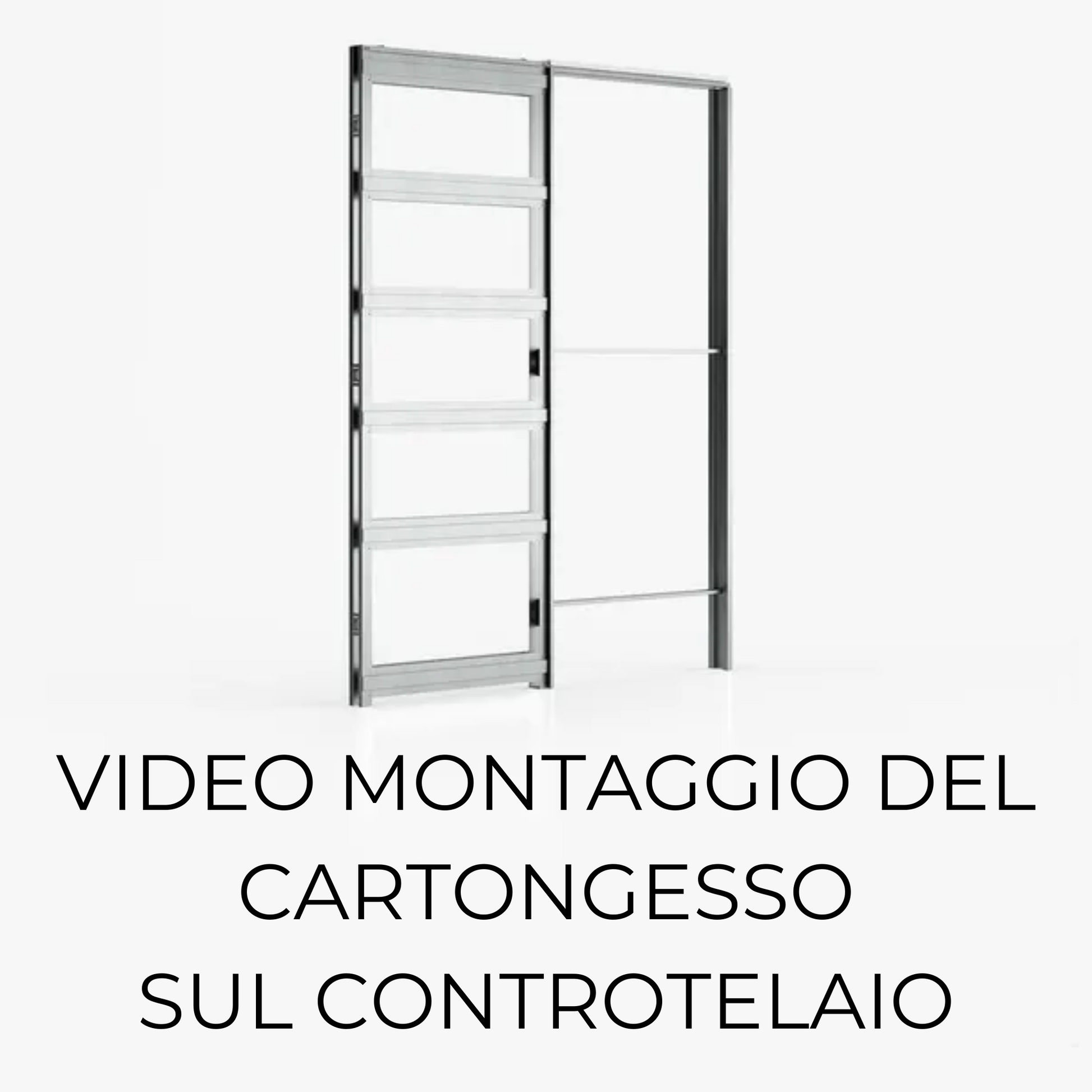 video montaggio cartongesso sul controtelaio