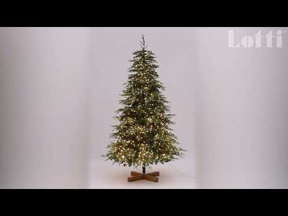 Albero di Natale pino deluxe con luci miniLED Lotti