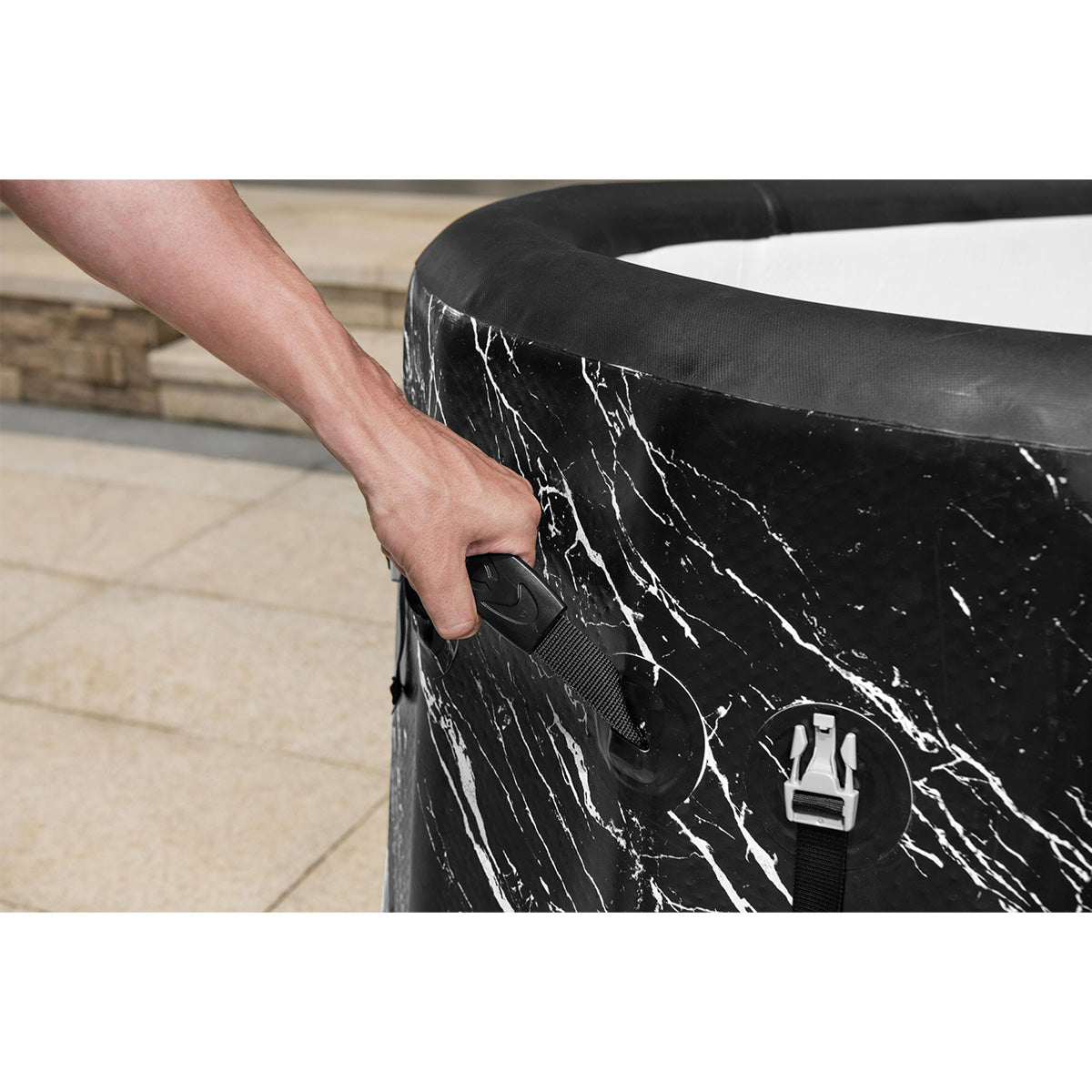Vasca ghiaccio crioterapia Bestway Lay-Z Spa Glacial Dip 152x92x71 cm